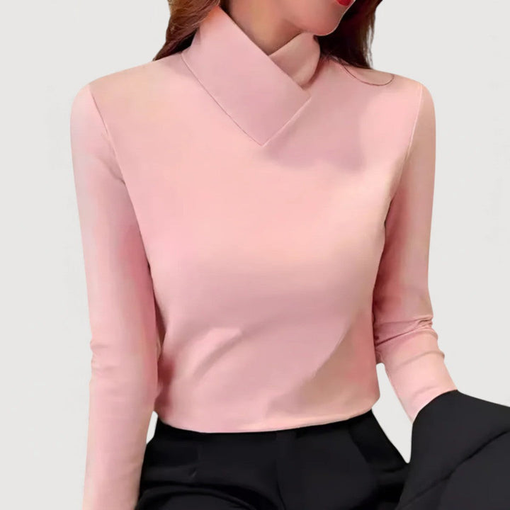 DONNA – ELEGANT COLLAR TOP