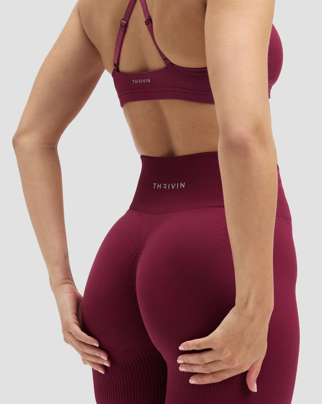 Elevate™ Sculpting High Waist Scrunch Shorts | Cherry Berry