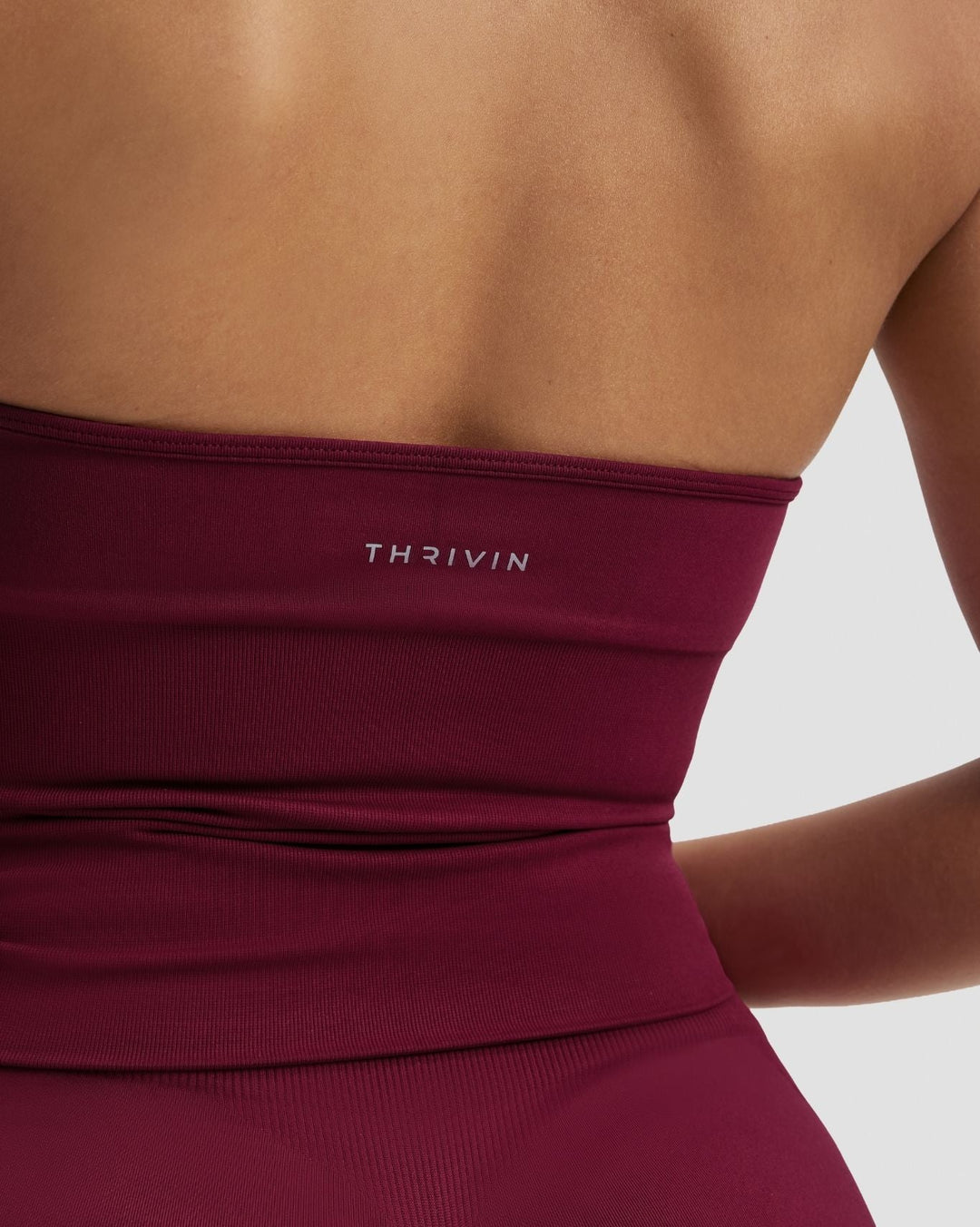 Elevate™ Sculpting Seamless Halterneck Top | Cherry Berry