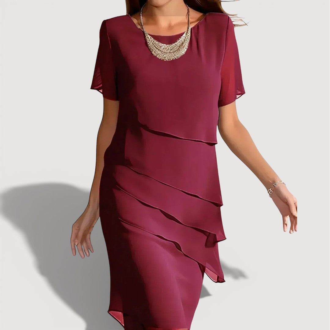 JUNE – LAYERED MIDI DRESS