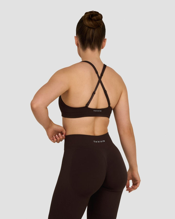 Elevate™ Sculpting Medium Impact Multiway Bra | Coffee