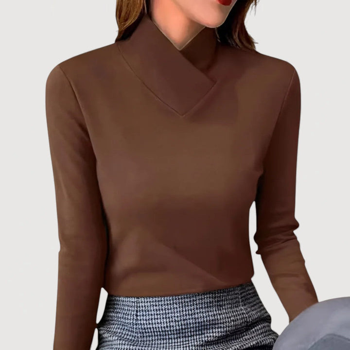 DONNA – ELEGANT COLLAR TOP
