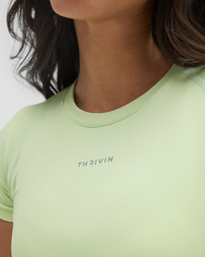 Elevate™ Compression T-shirt | Pistachio Green