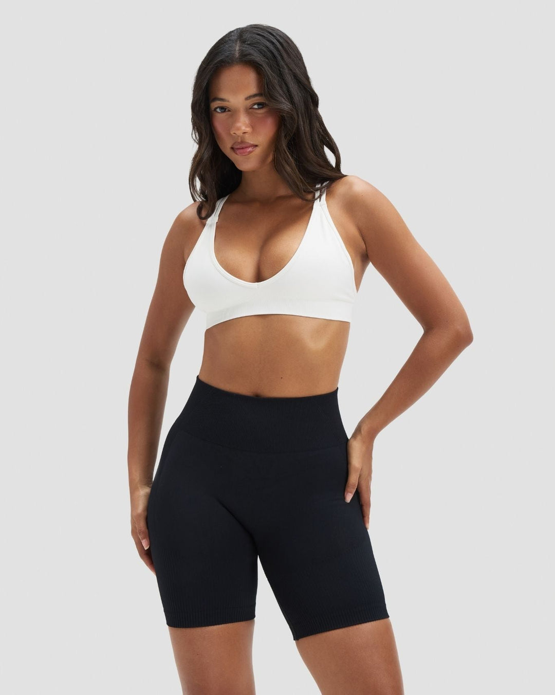 Elevate™ Sculpting High Waist Scrunch Shorts | Night Black