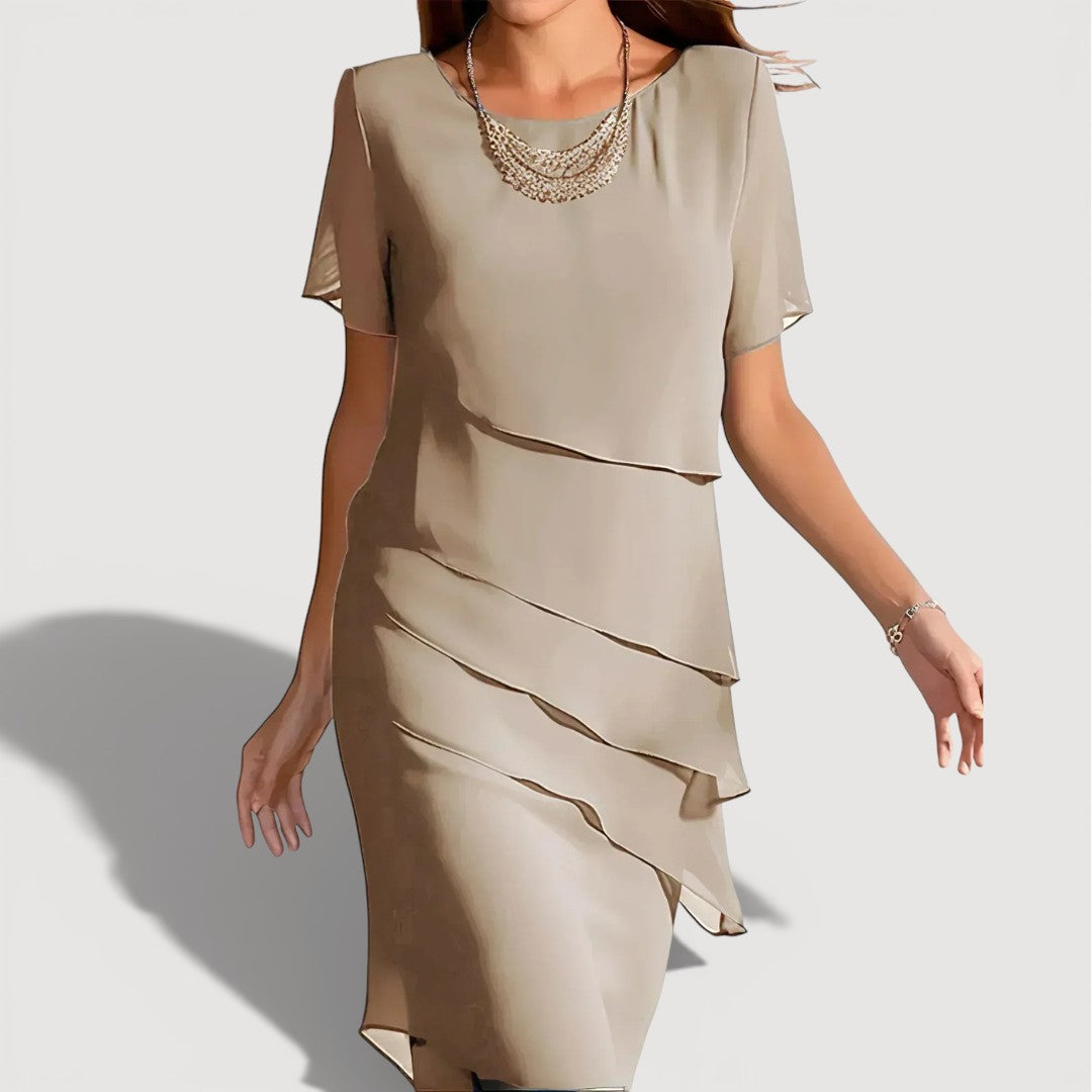 JUNE – LAYERED MIDI DRESS