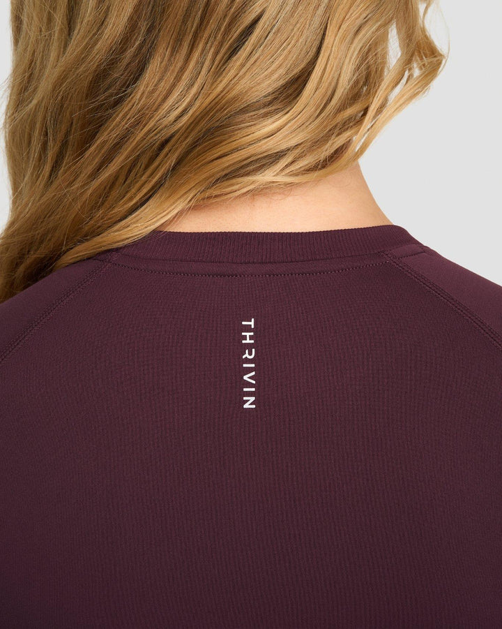 Elevate™ Compression T-shirt | Dark Mauve