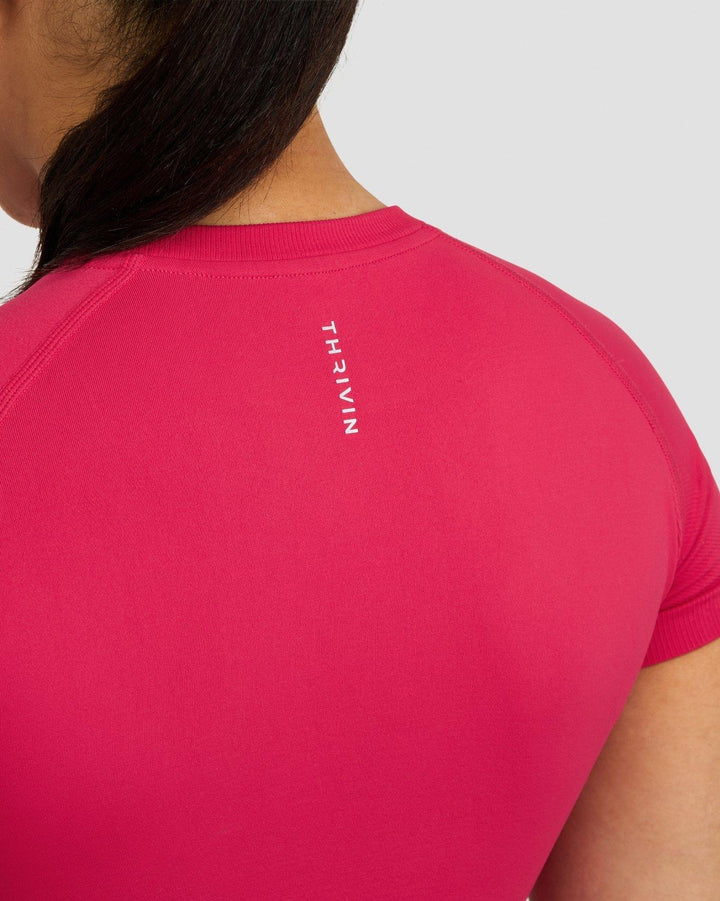 Elevate™ Compression T-shirt | Strawberry