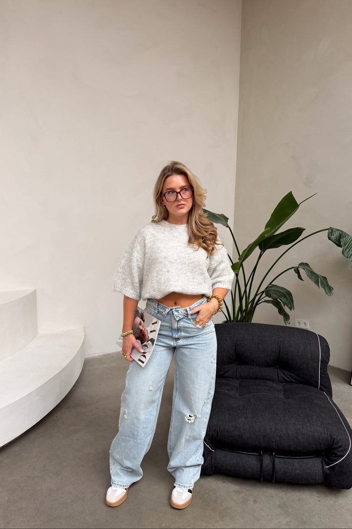 Viral Fold Over Jeans