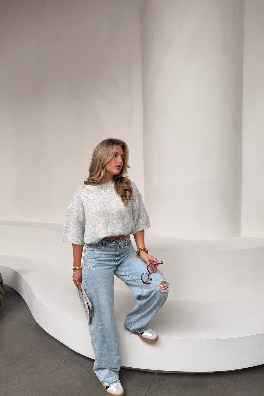 Viral Fold Over Jeans