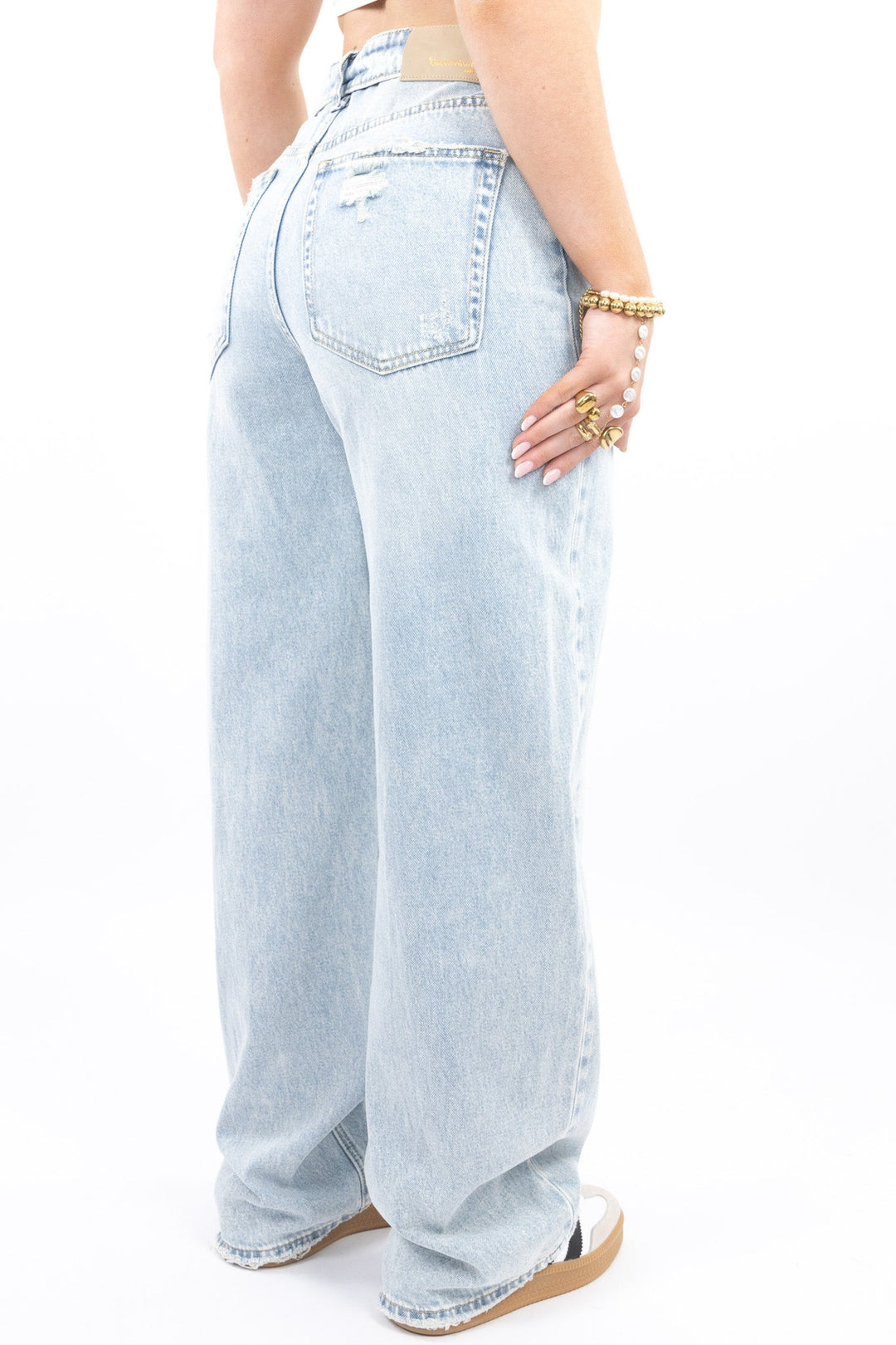 Viral Fold Over Jeans