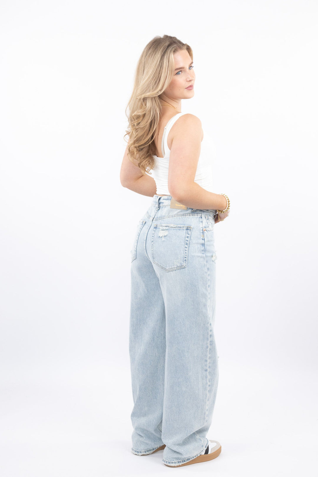 Viral Fold Over Jeans