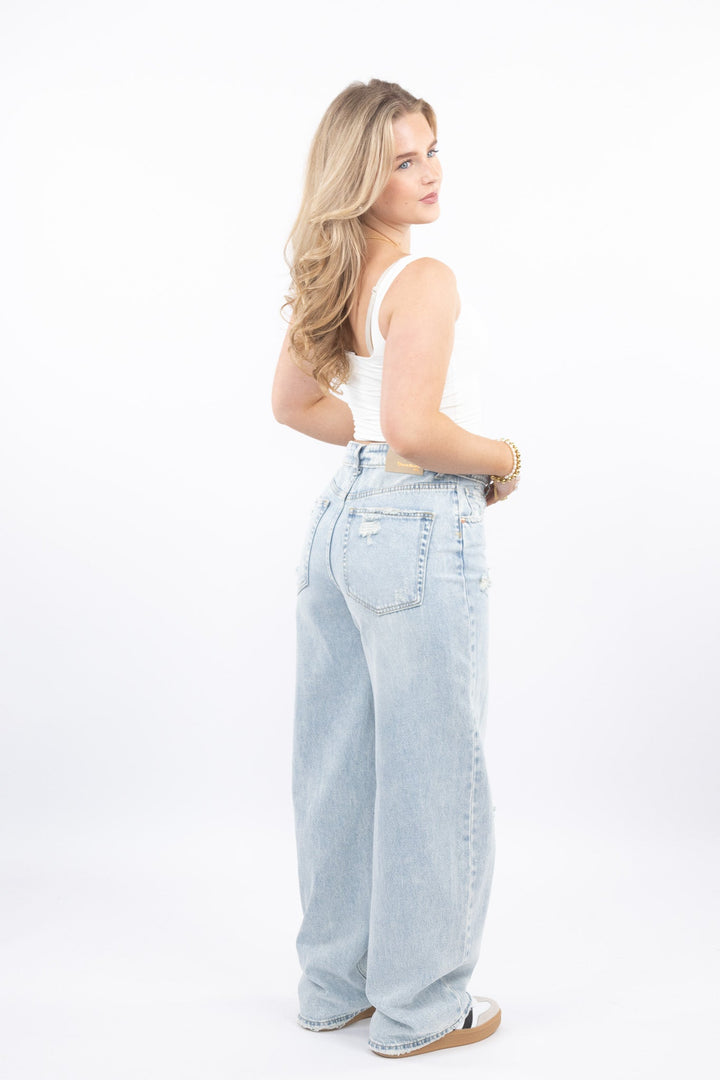 Viral Fold Over Jeans