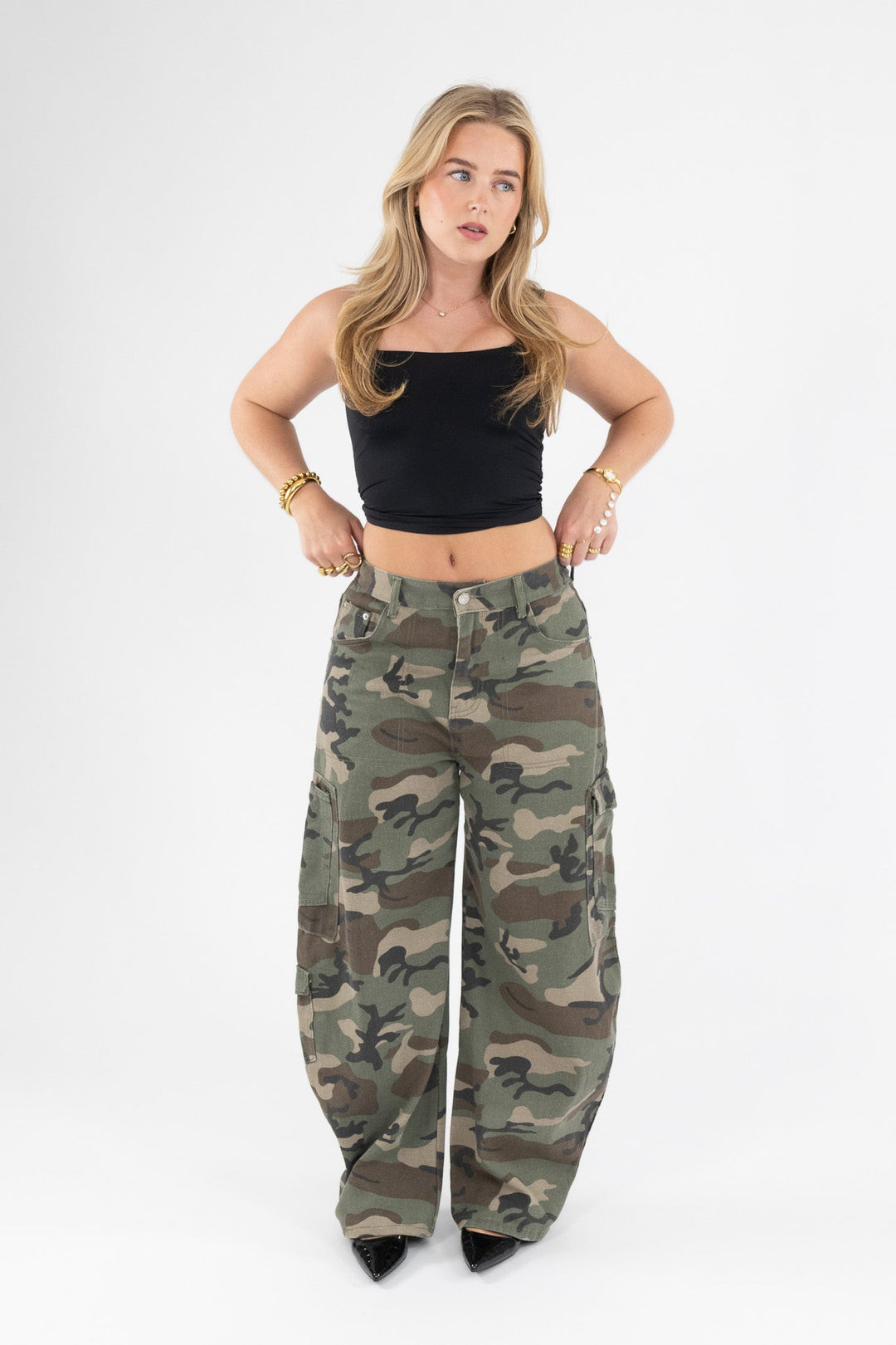 Camo Balloon Jeans