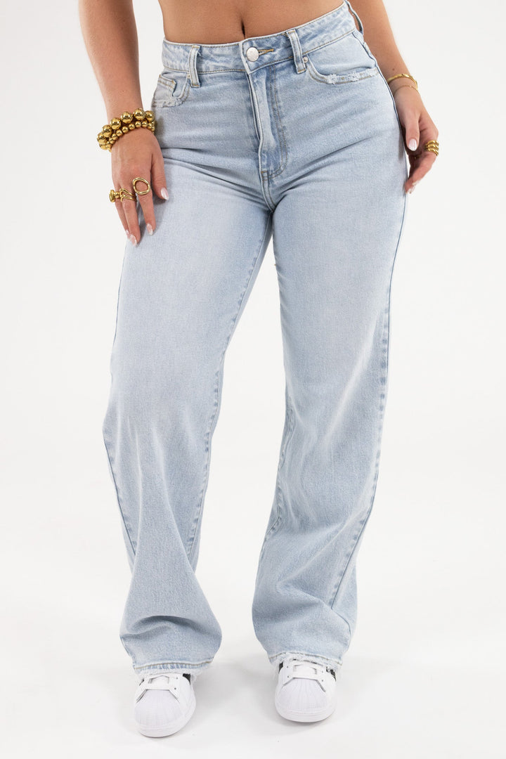 Pink bow jeans