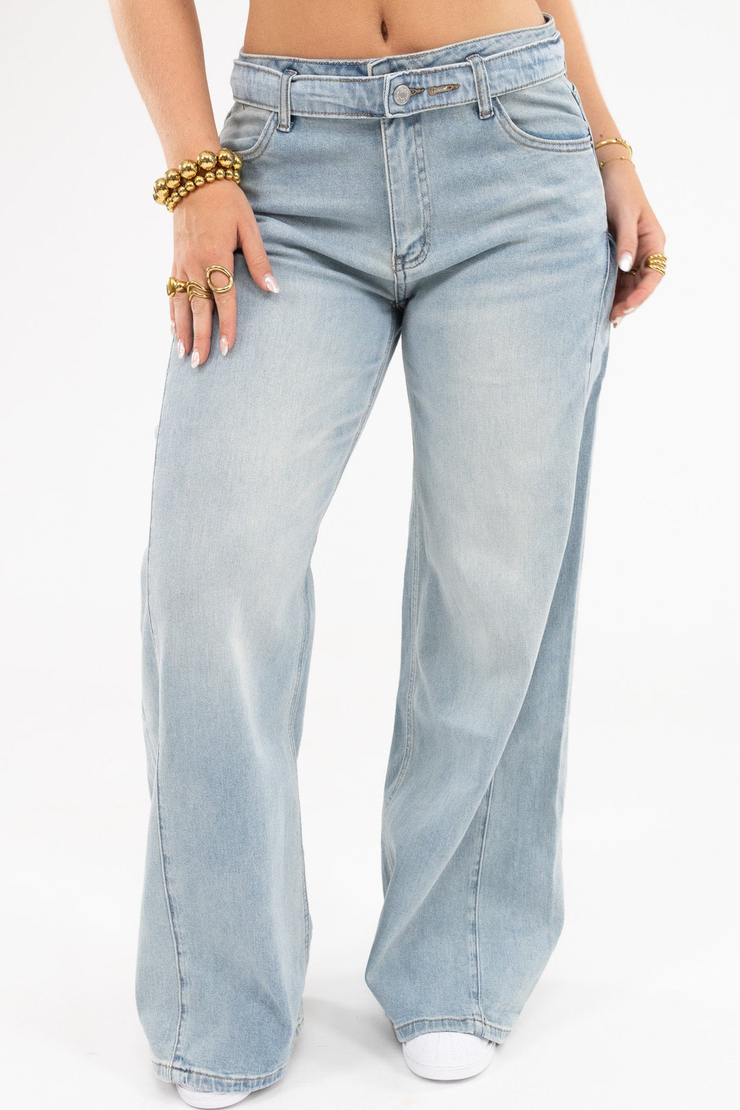 Viral Double Denim Jeans