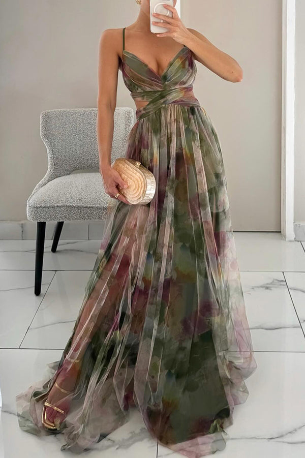 Camilla | Floral Maxi Dress for Effortless Elegance