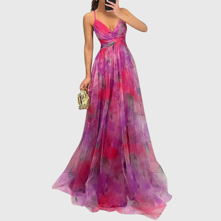 FIONA – FLOWING FLORAL MAXI DRESS