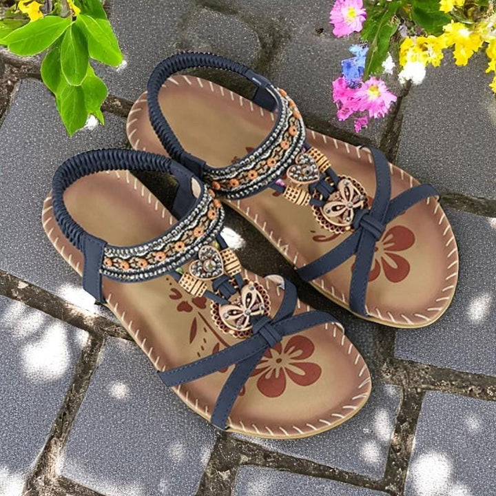 Allegra - Embellished Gladiator Sandals